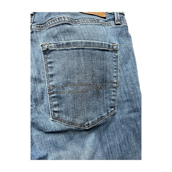 Vintage****LEVI'S***DENIZEN HIGH RISE SKINNY FIT WOMENS BLUE JEANS Size 4S 27X28 - Picture 3 of 9